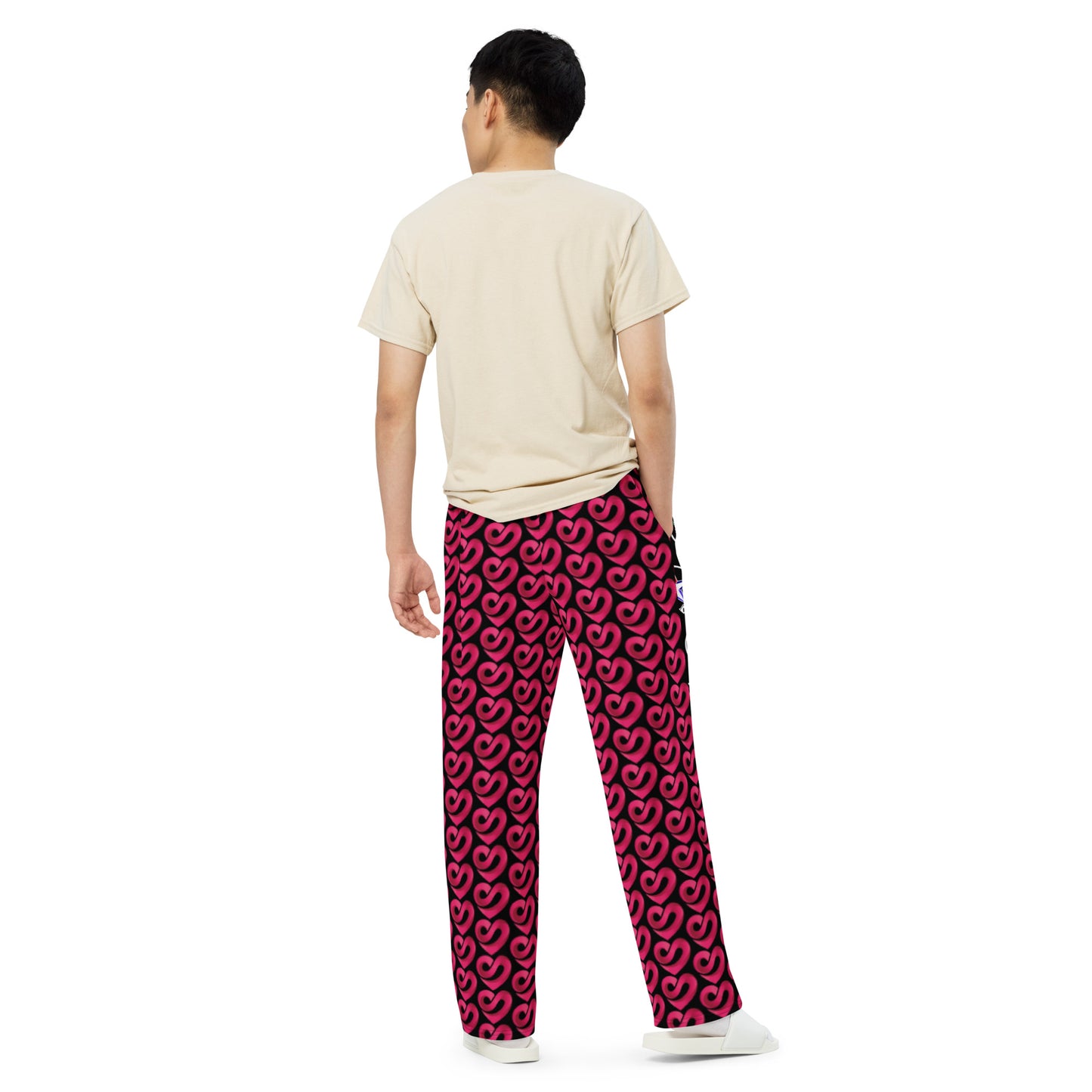 Vets2Industry X STAAJ Solutions Collab All-Over Print Unisex Wide-Leg Pants