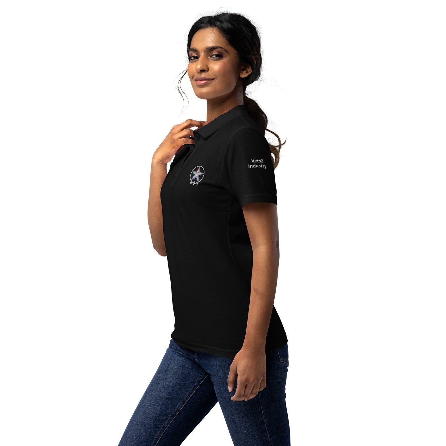 Vets2Industry Women’s Pique Polo Shirt