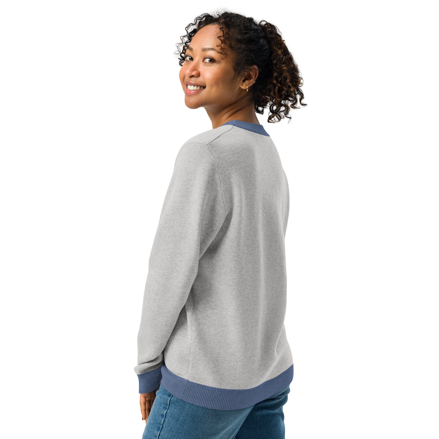 STAAJ Health Logo Knitted Crew Neck Sweater