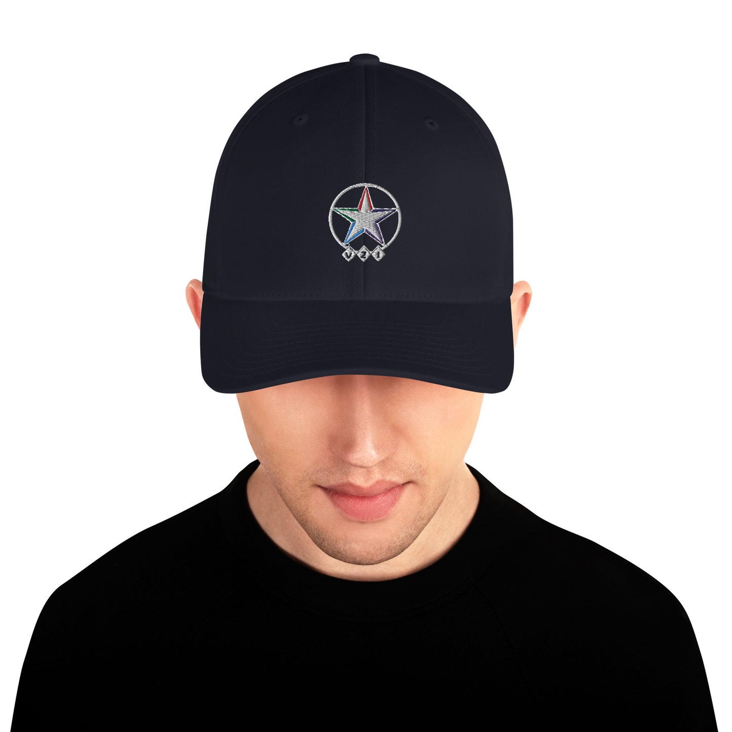 Vets2Industry Black Structured Twill Cap