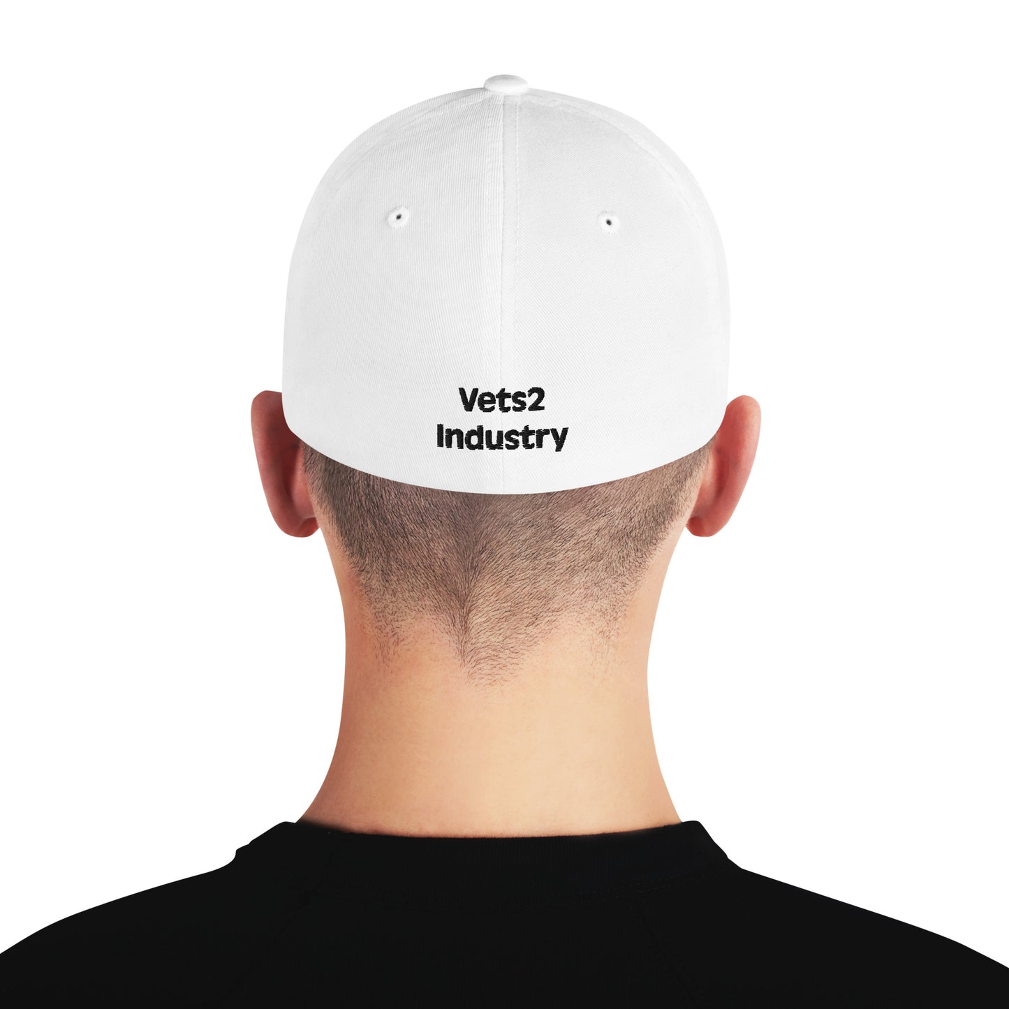 Vets2Industry White Structured Twill Cap