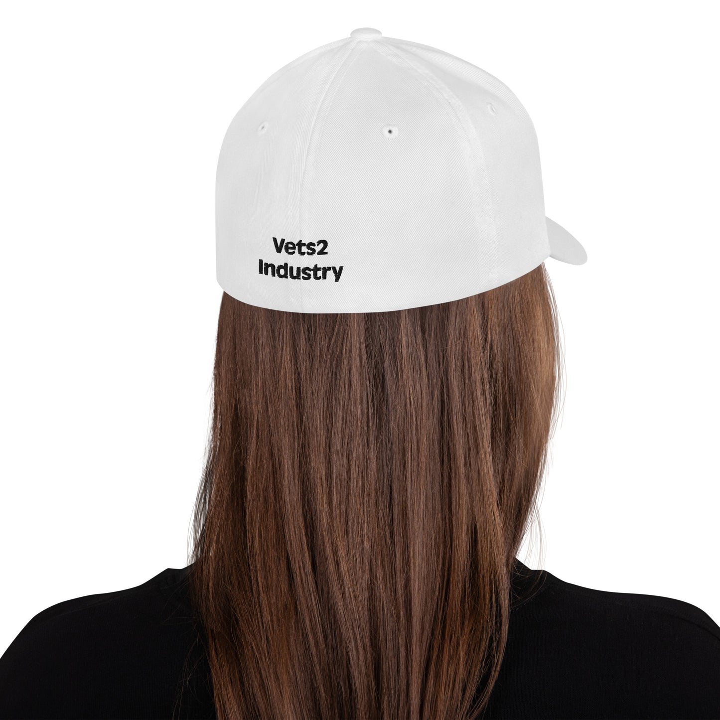 Vets2Industry White Structured Twill Cap