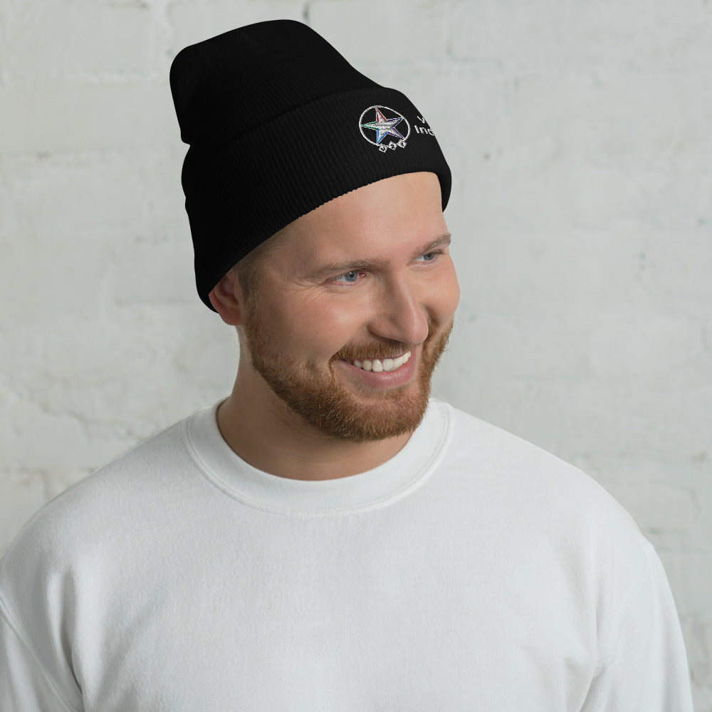Vets2Industry Black Cuffed Beanie