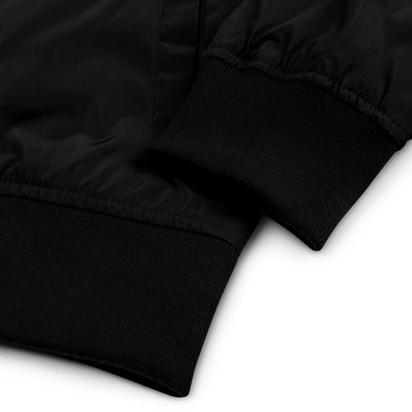 Vets2Industry Black Premium Recycled Bomber Jacket