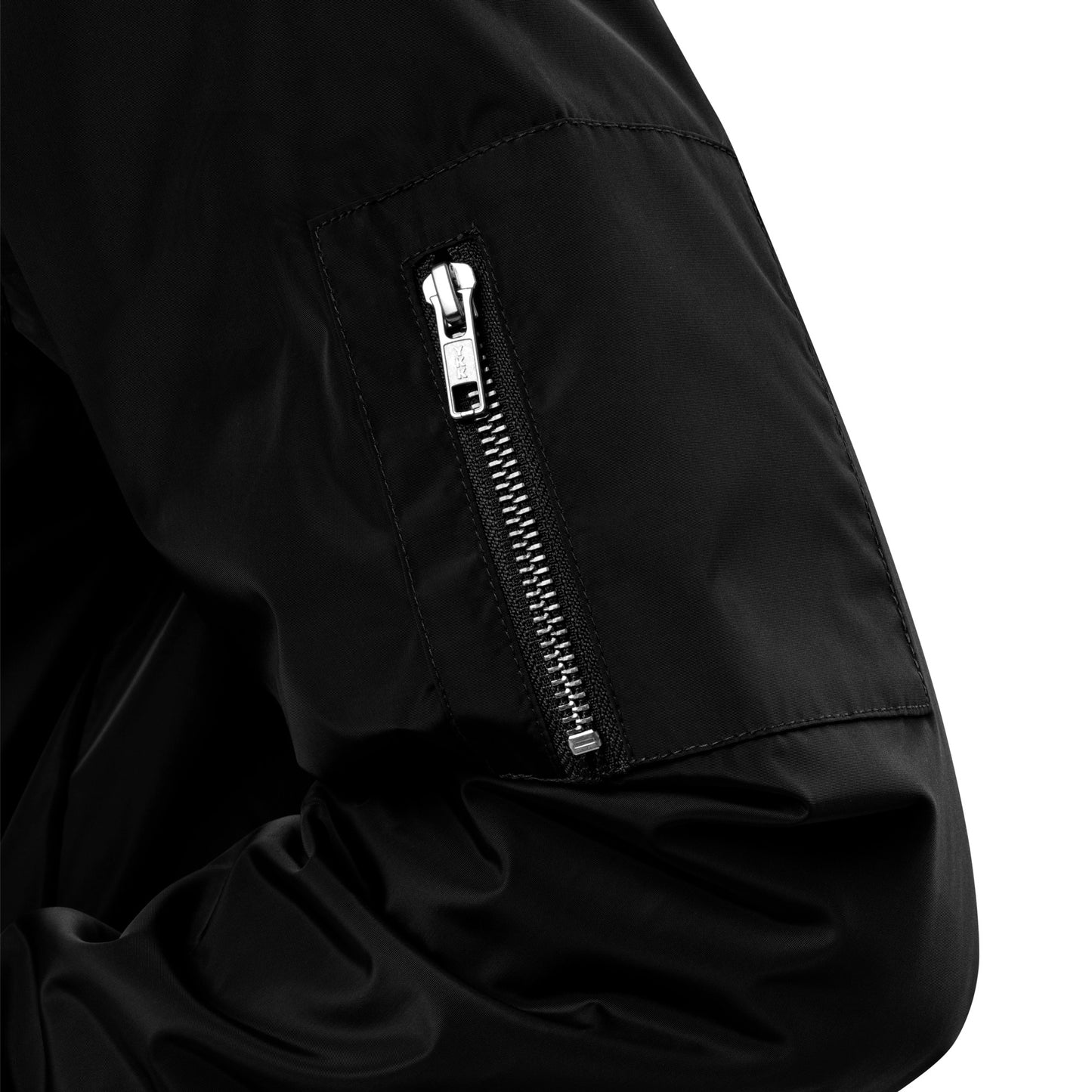 Vets2Industry Black Premium Recycled Bomber Jacket