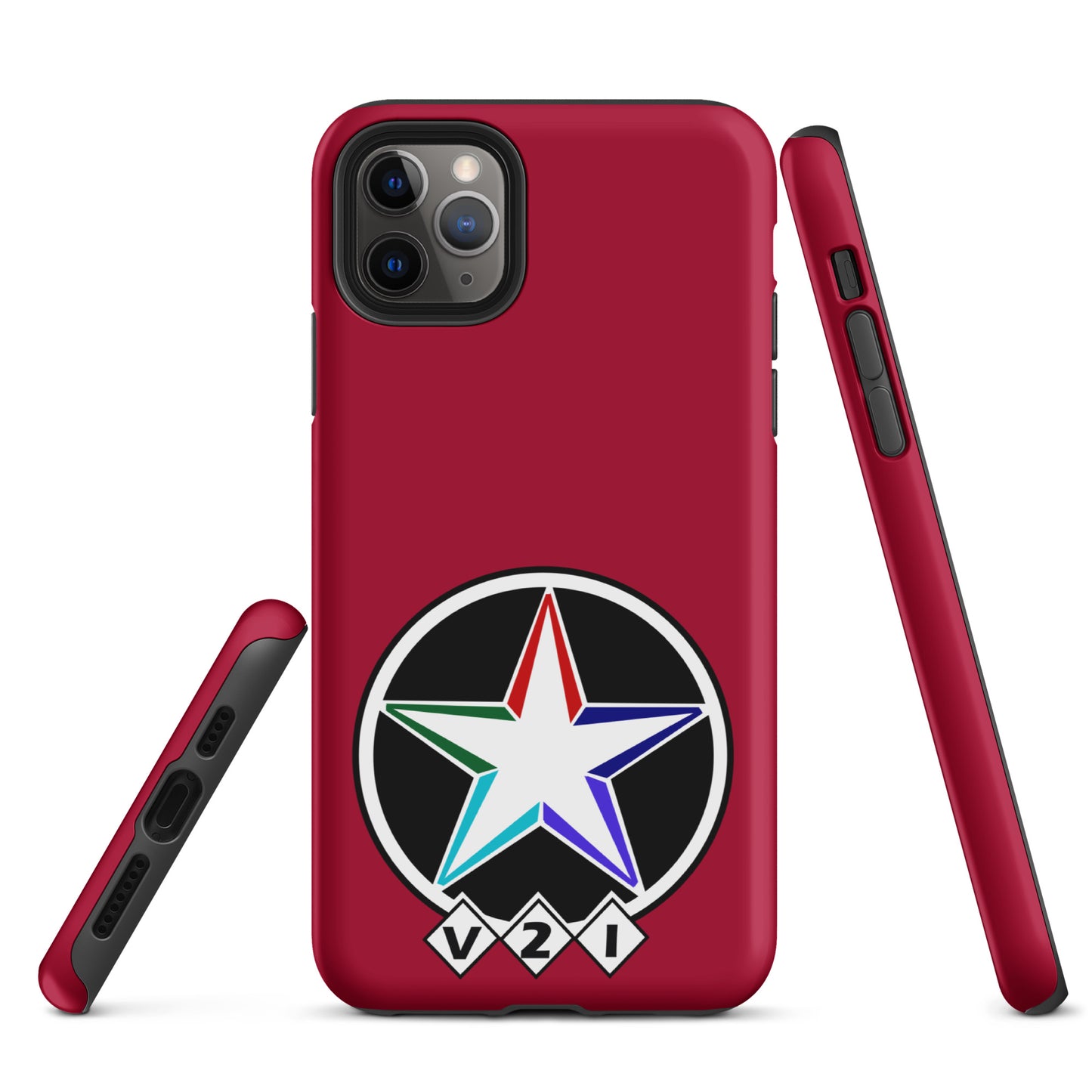 Vets2Industry Red Tough Case for iPhone®