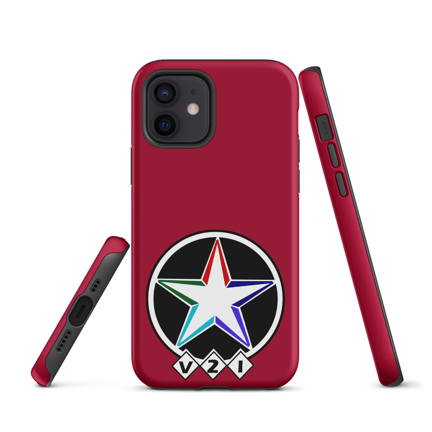 Vets2Industry Red Tough Case for iPhone®