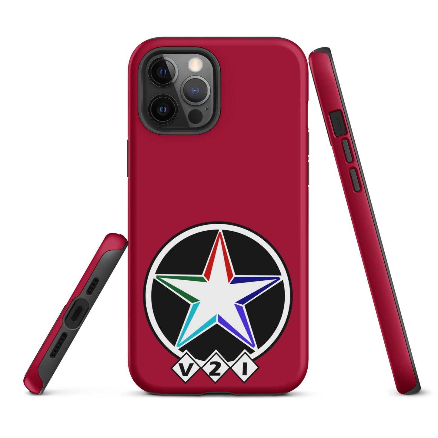 Vets2Industry Red Tough Case for iPhone®