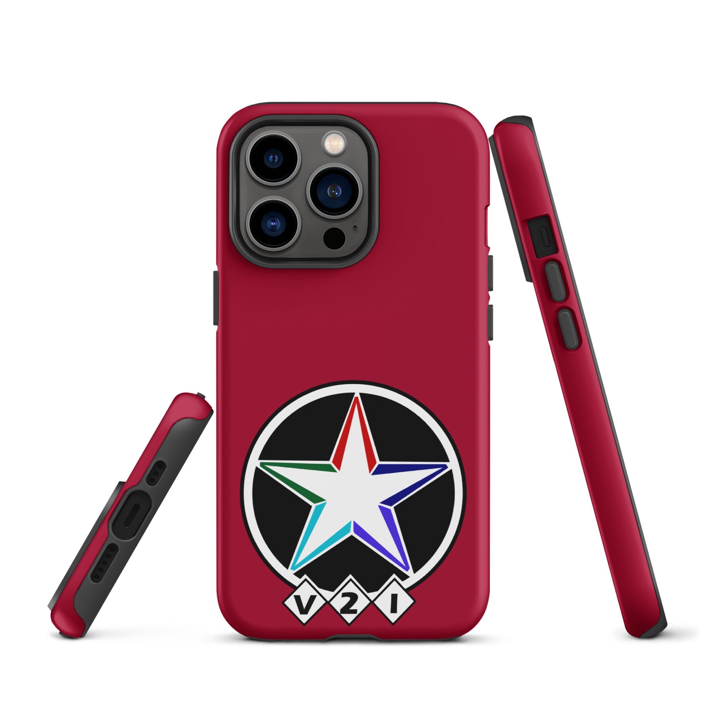 Vets2Industry Red Tough Case for iPhone®