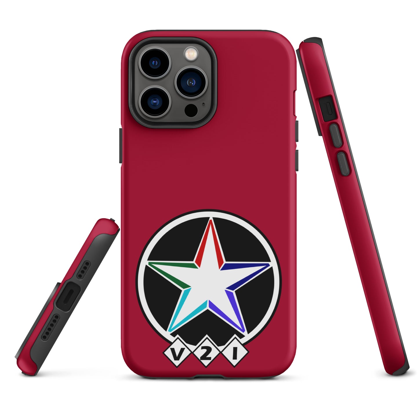 Vets2Industry Red Tough Case for iPhone®