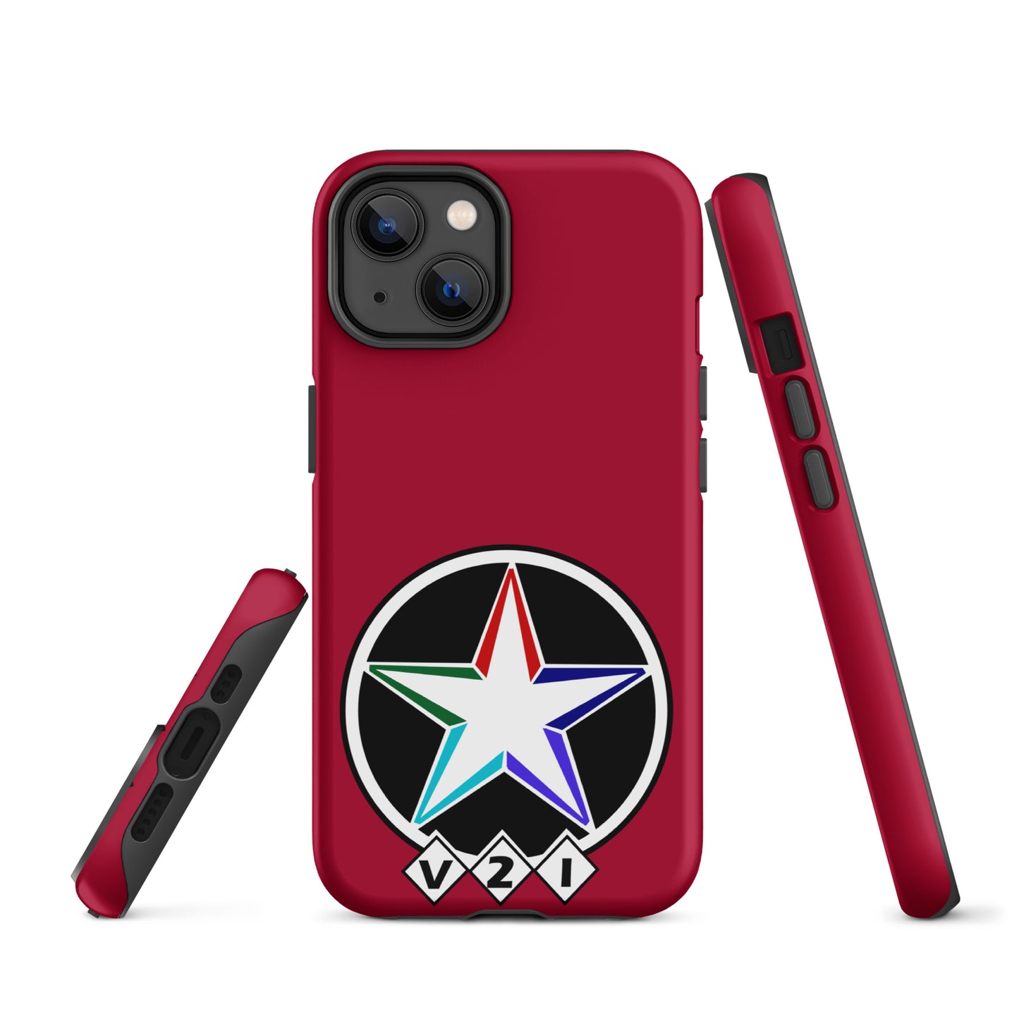 Vets2Industry Red Tough Case for iPhone®