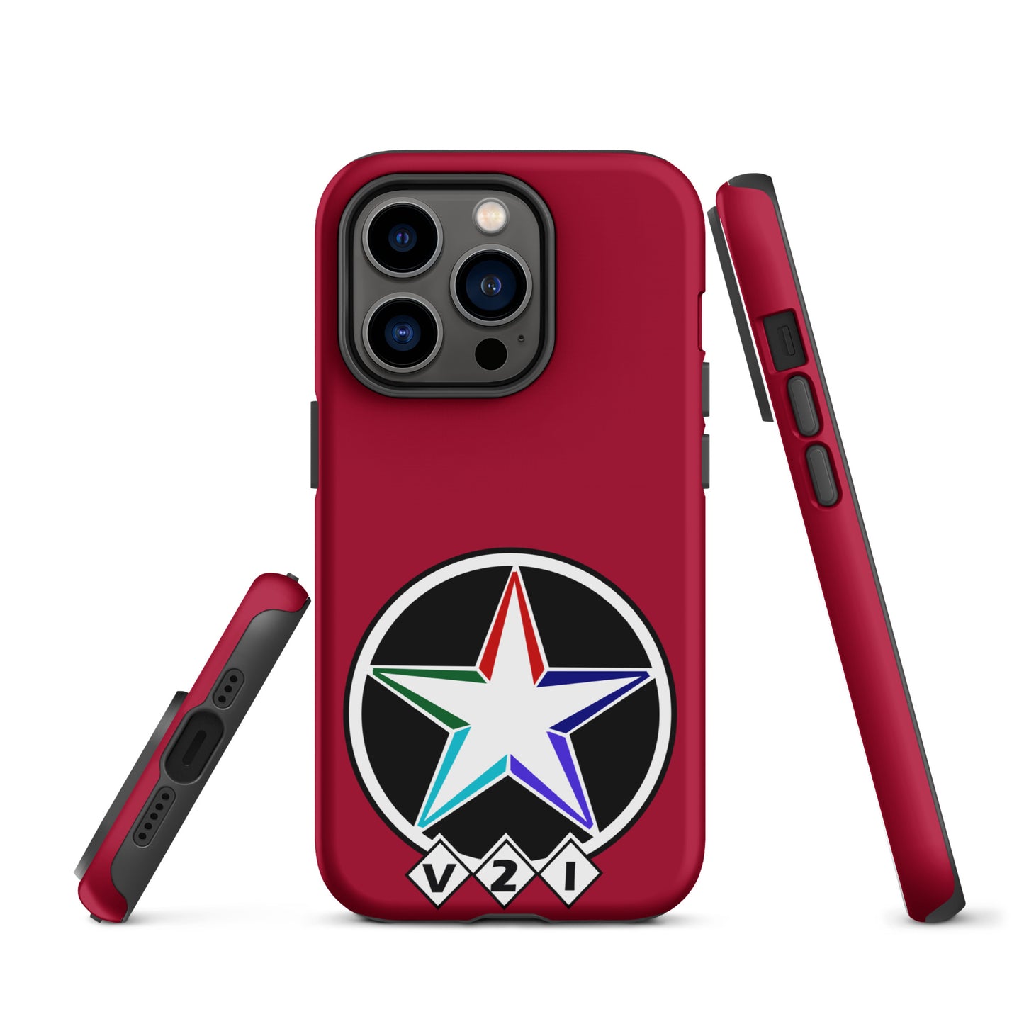 Vets2Industry Red Tough Case for iPhone®