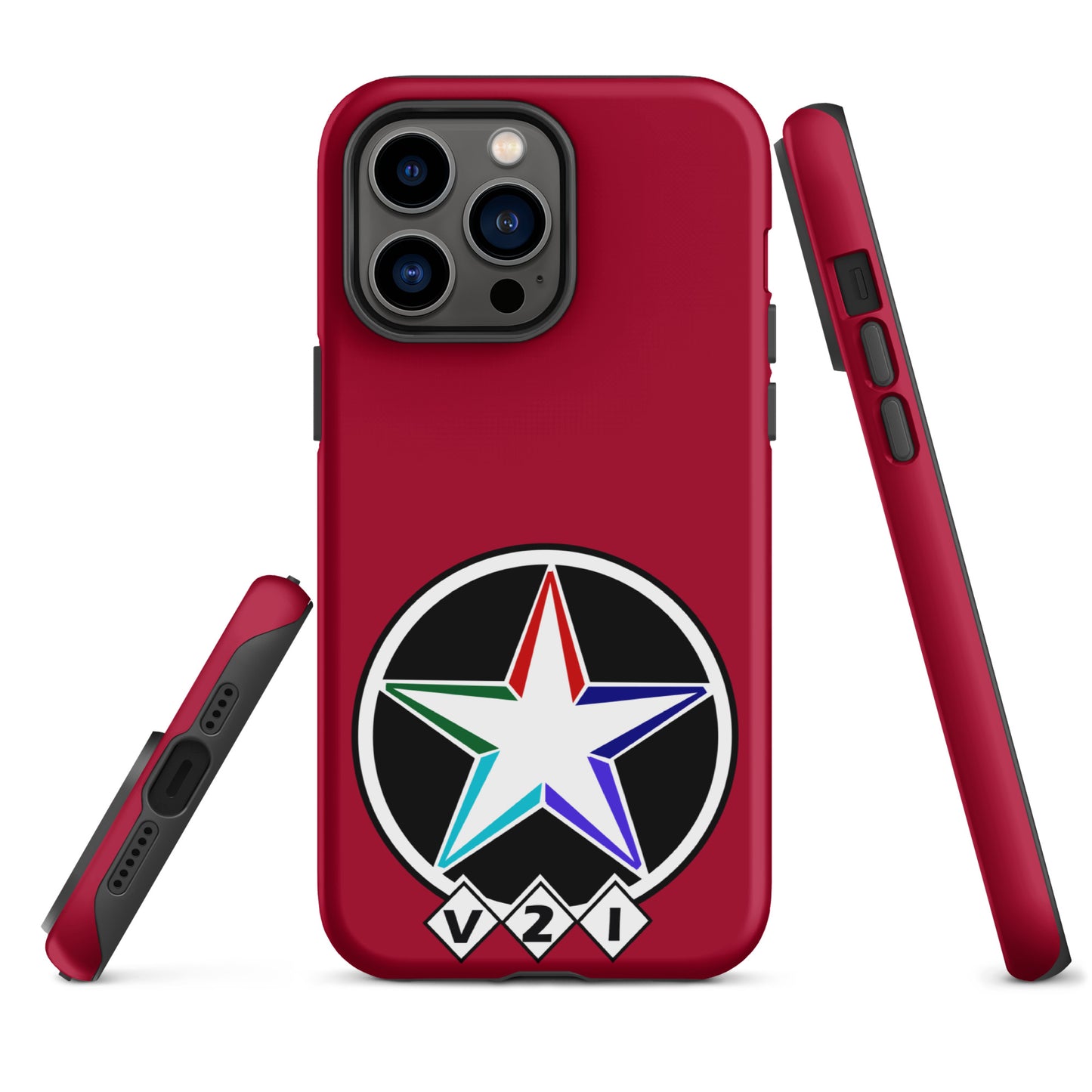 Vets2Industry Red Tough Case for iPhone®