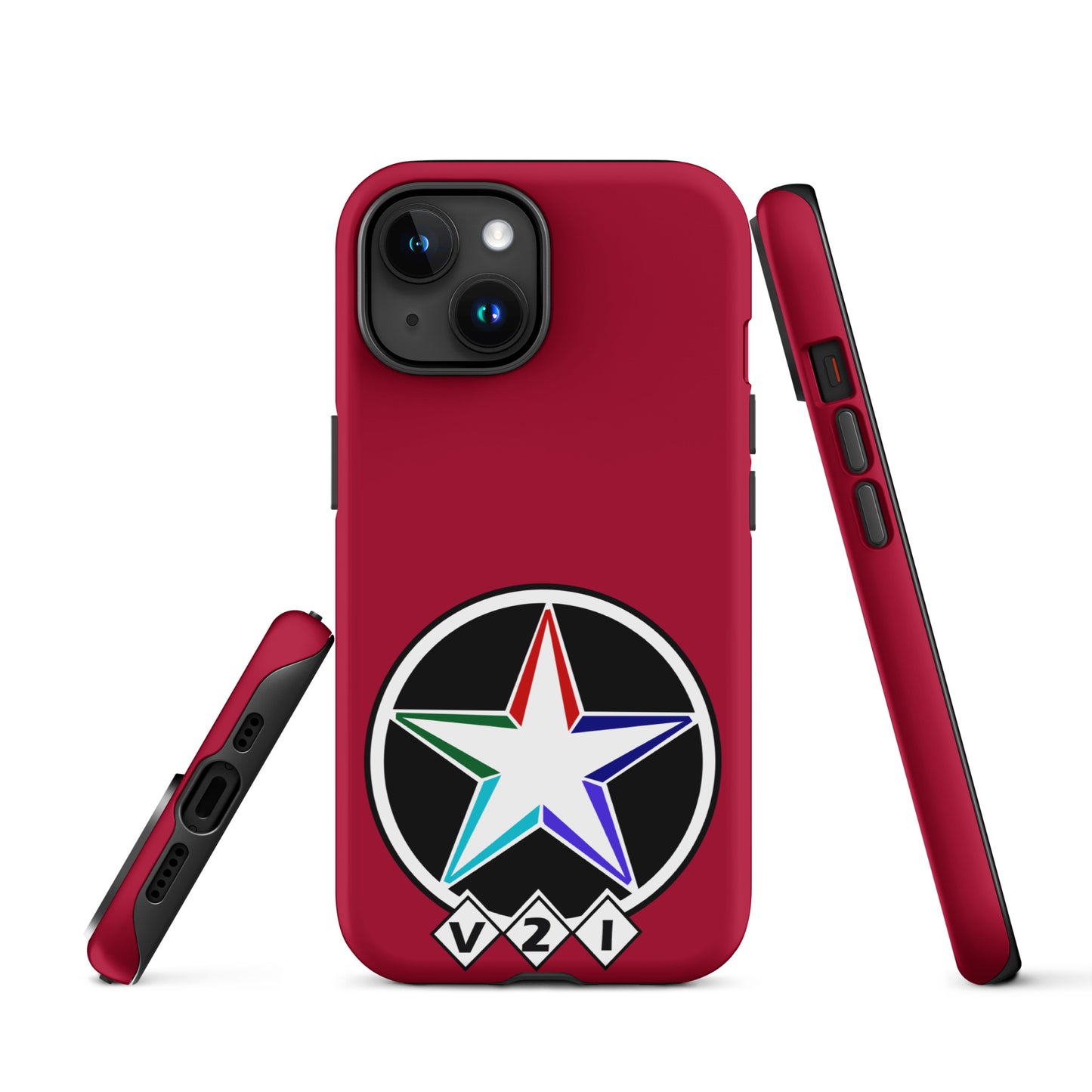 Vets2Industry Red Tough Case for iPhone®