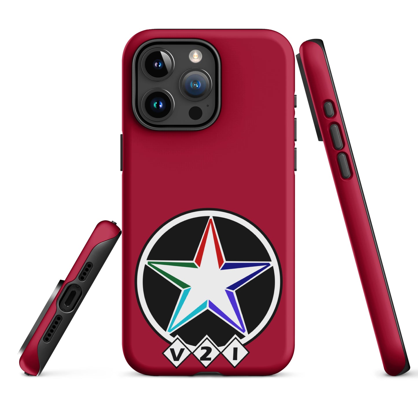 Vets2Industry Red Tough Case for iPhone®