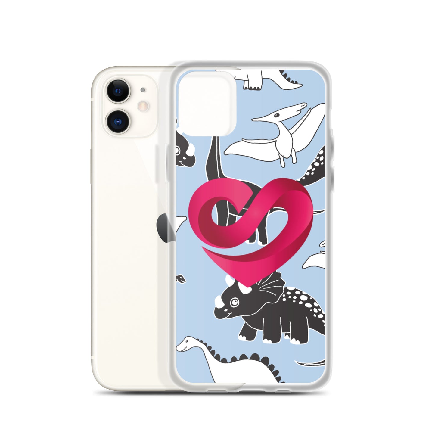 STAAJ Heart-S Dinosaur iPhone Case