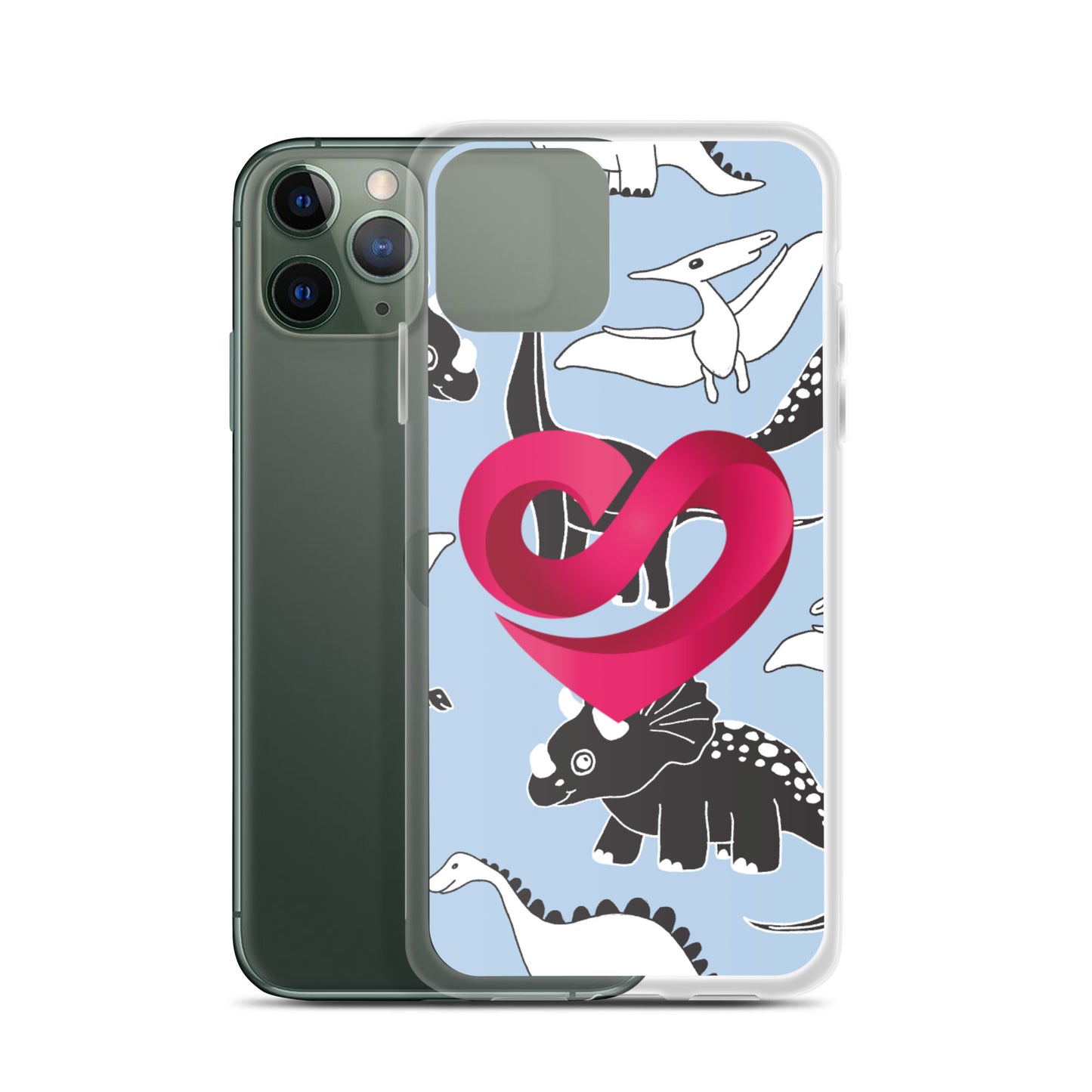 STAAJ Heart-S Dinosaur iPhone Case