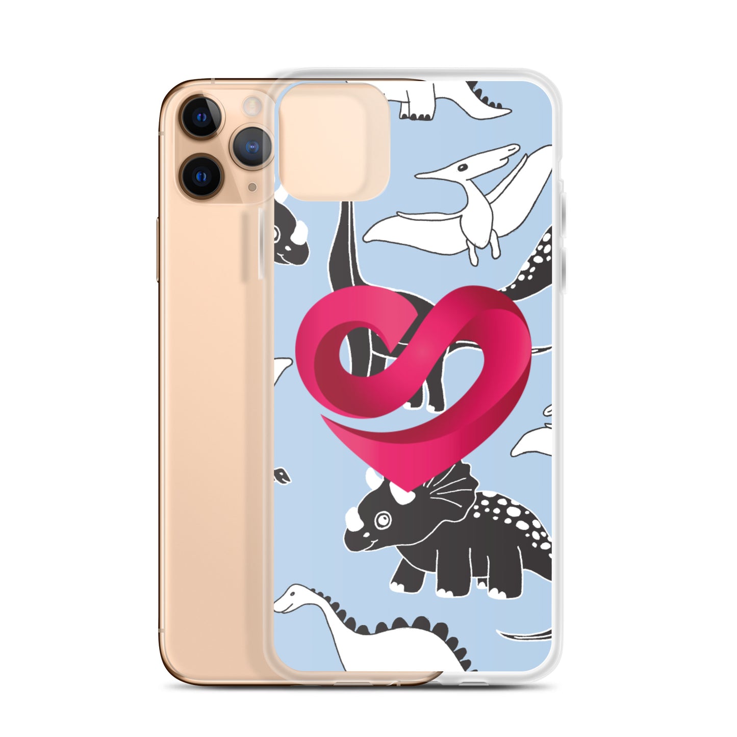 STAAJ Heart-S Dinosaur iPhone Case