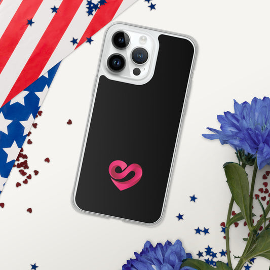 STAAJ Heart-S Black iPhone Case